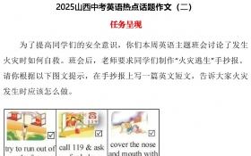 2025山西中考英語熱點(diǎn)話題作文（二）
